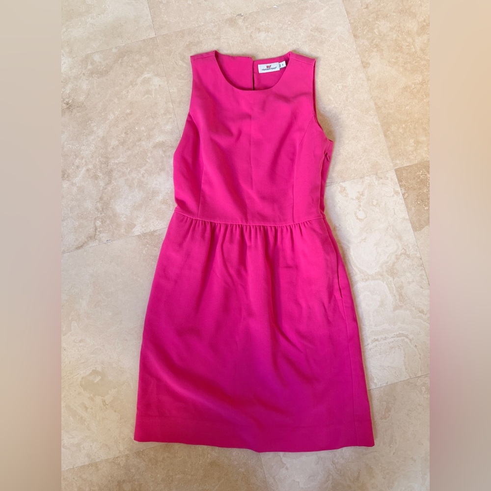 Vineyard Vines Bright Pink Dress - 0